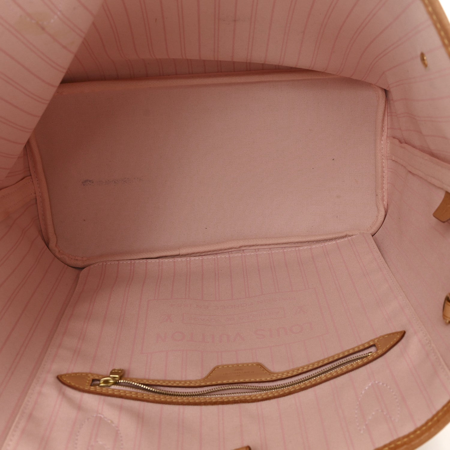 Damier Azur Neo Neverfull MM Rose Ballerine
