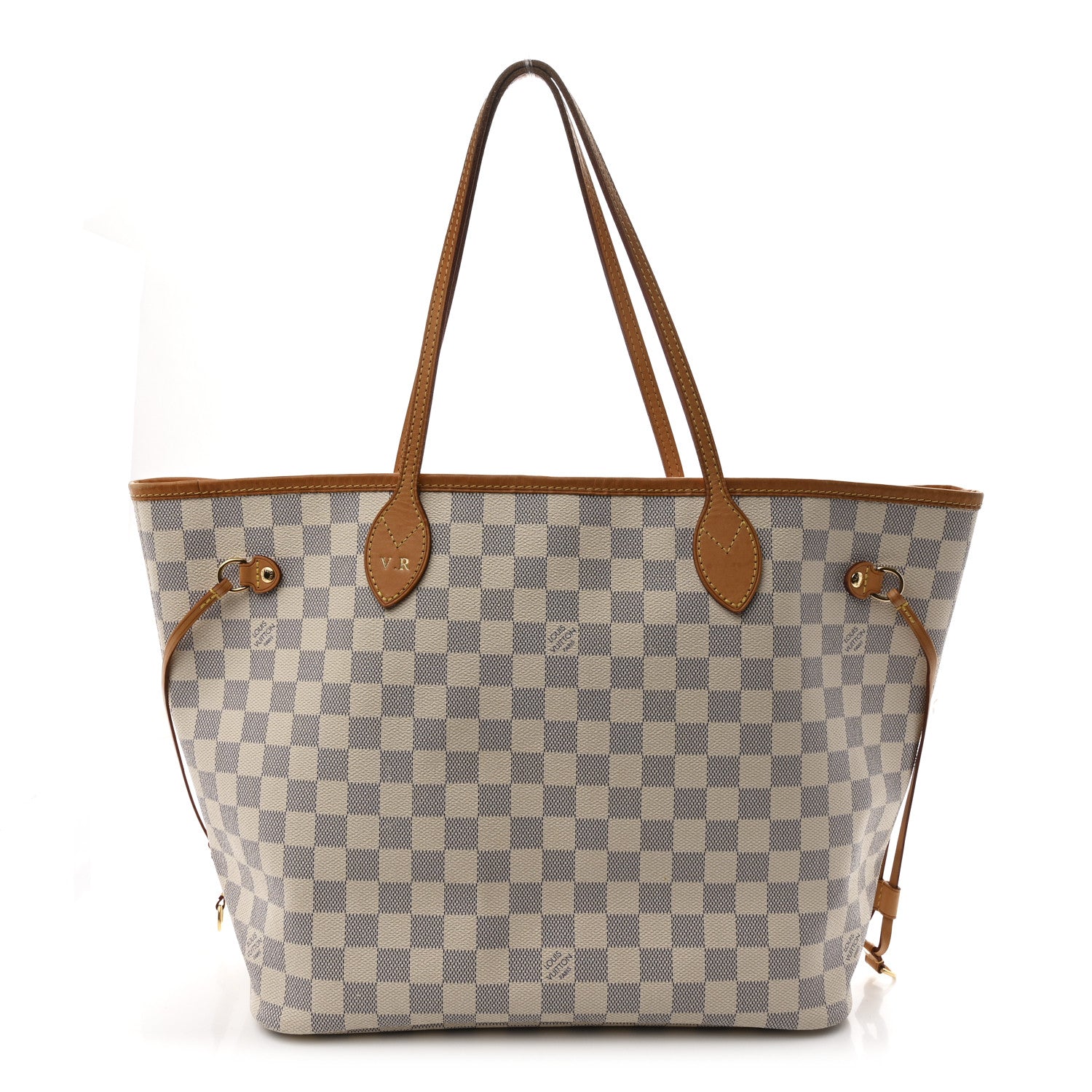 Damier Azur Neo Neverfull MM Rose Ballerine