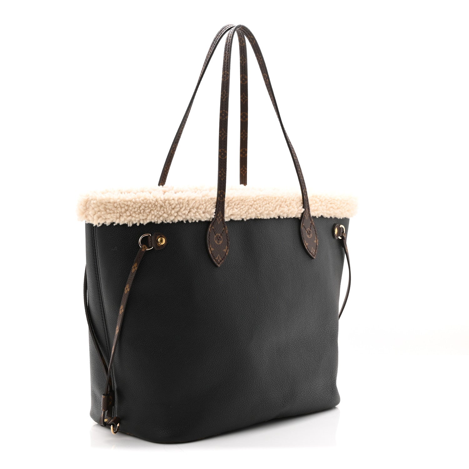Calfskin Monogram Teddy Neverfull MM Black