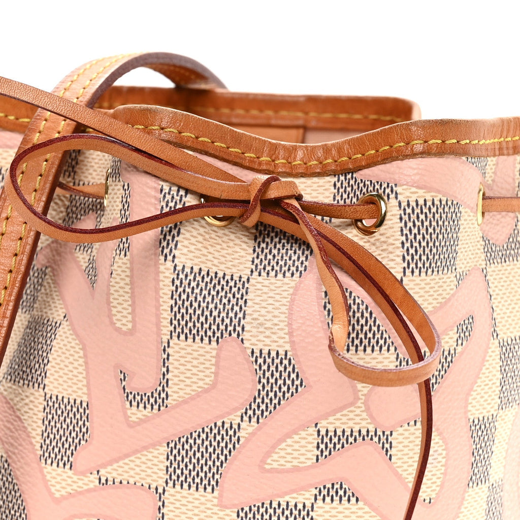 Damier Azur Tahitienne Nano Noe Rose Ballerine