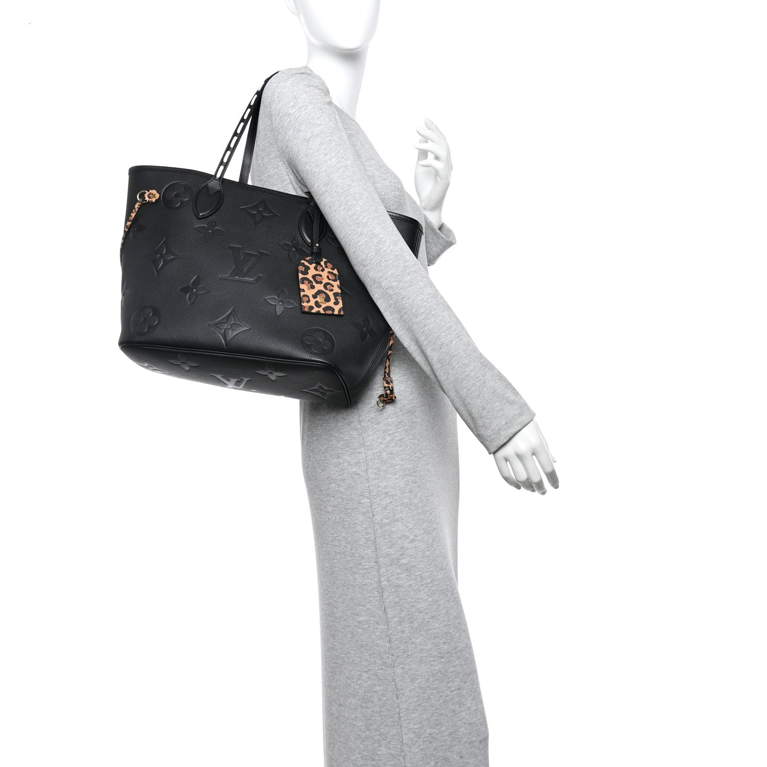 Empreinte Monogram Giant Wild at Heart Neverfull MM Black