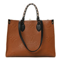 Empreinte Monogram Giant Wild At Heart Onthego MM Caramel