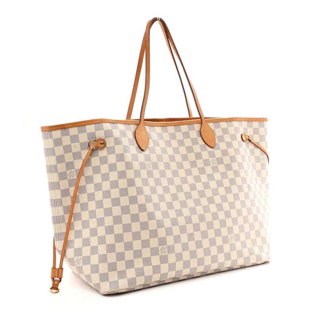 Damier Azur Neo Neverfull GM Rose Ballerine