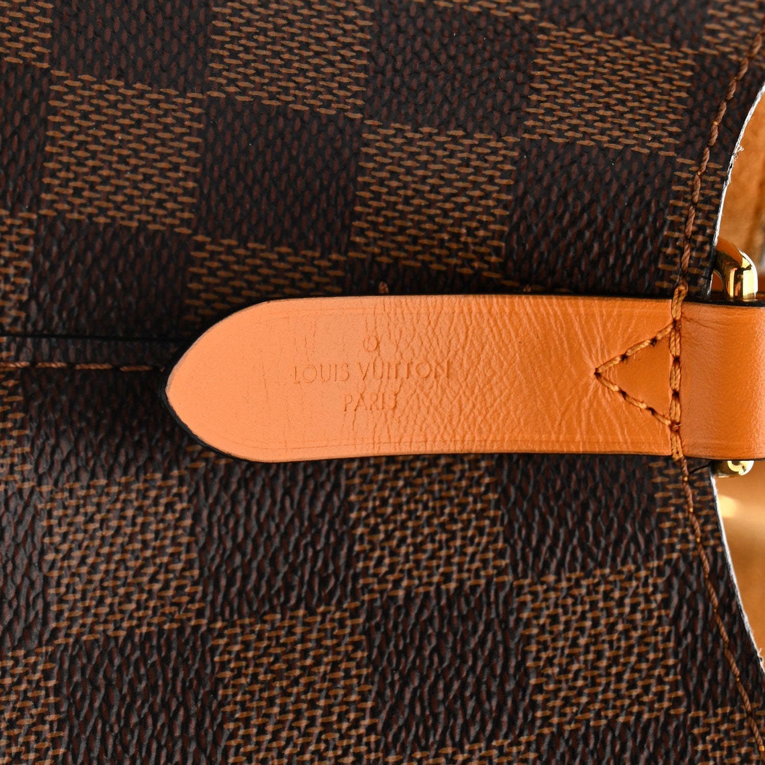 Damier Ebene Neonoe MM Safran