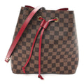 Damier Ebene Neonoe MM Cherry Berry