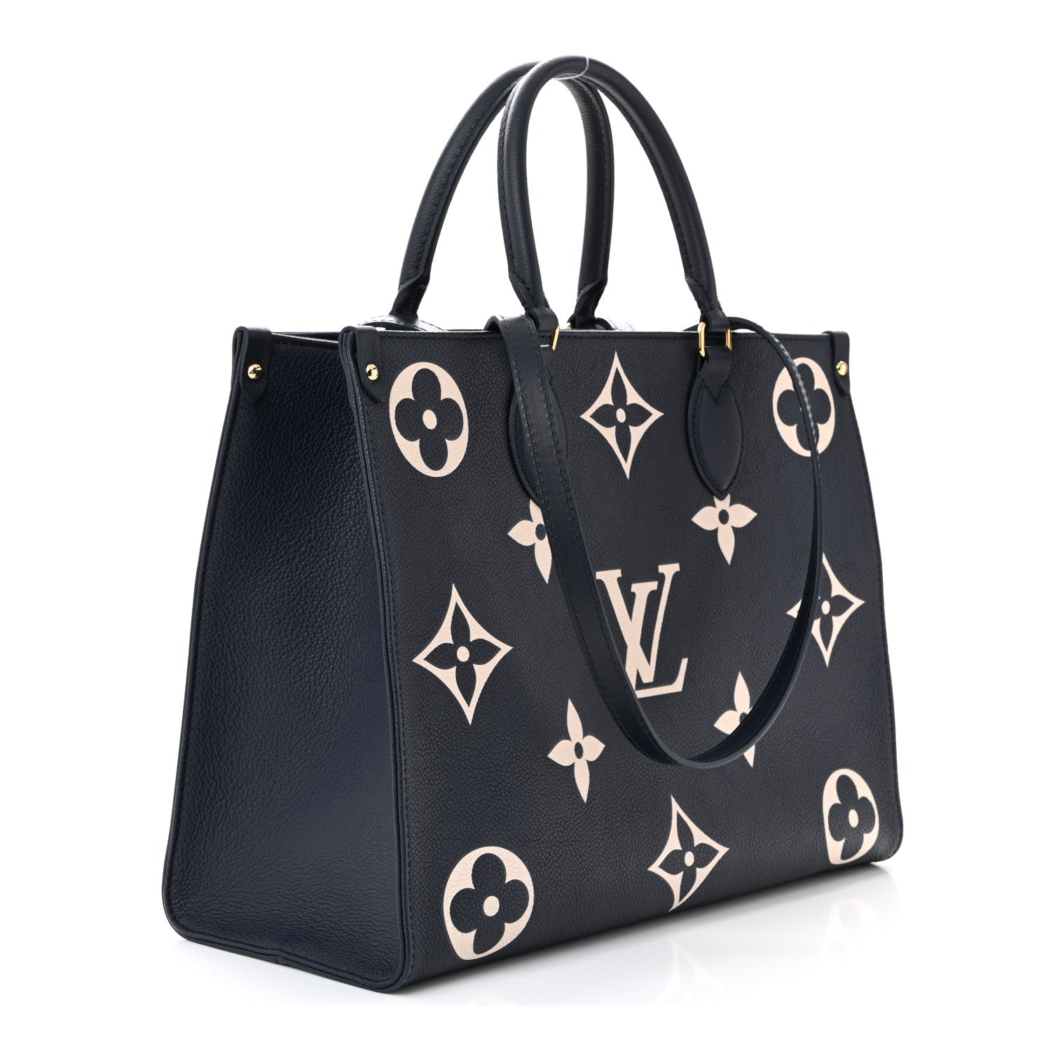 Empreinte Monogram Giant Onthego MM Navy Creme