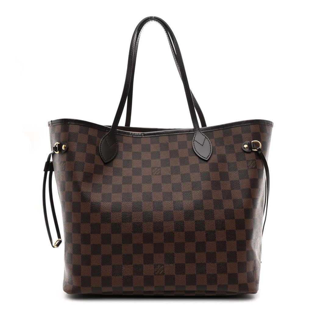 Damier Ebene Neo Neverfull MM Rose Ballerine