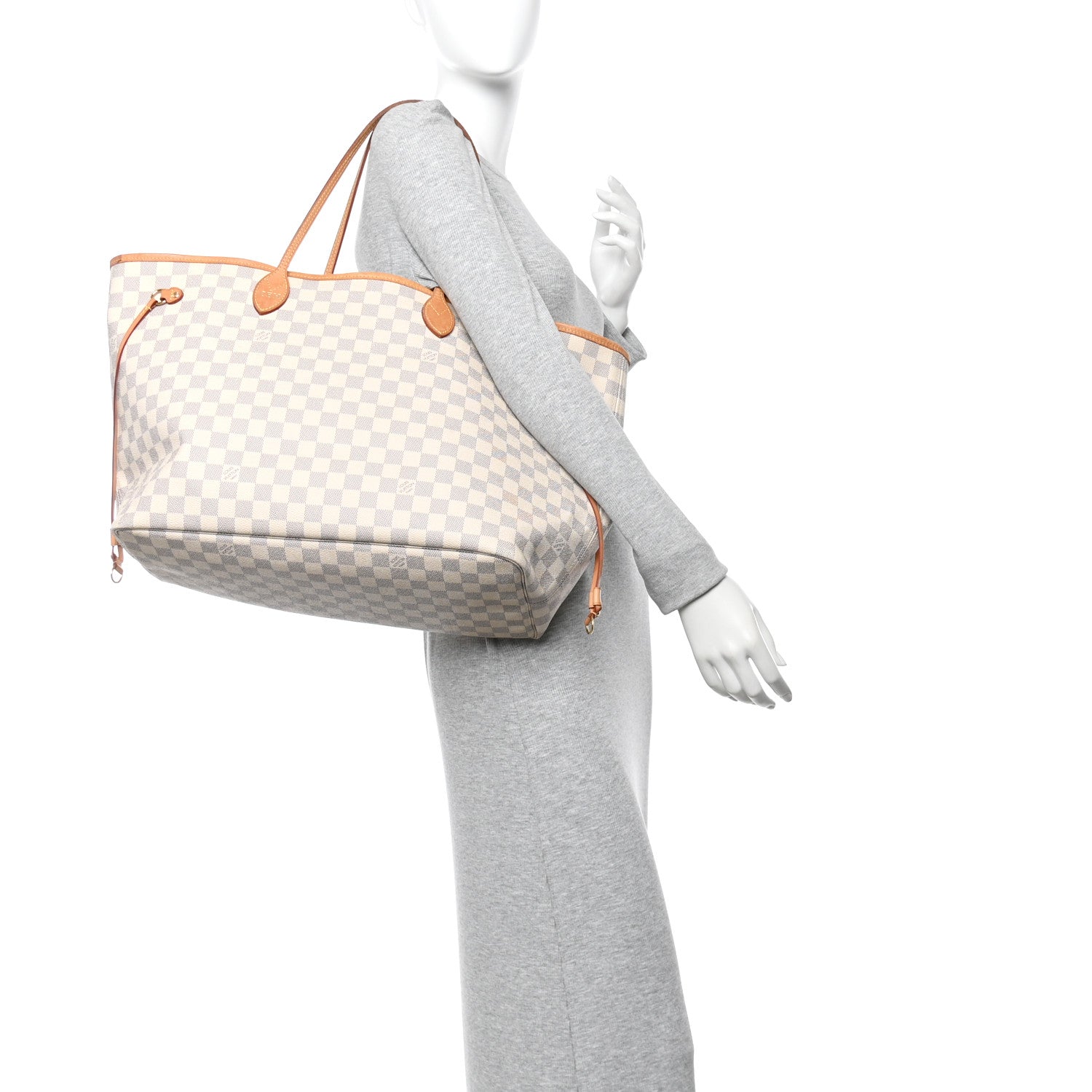 Damier Azur Neo Neverfull GM Rose Ballerine