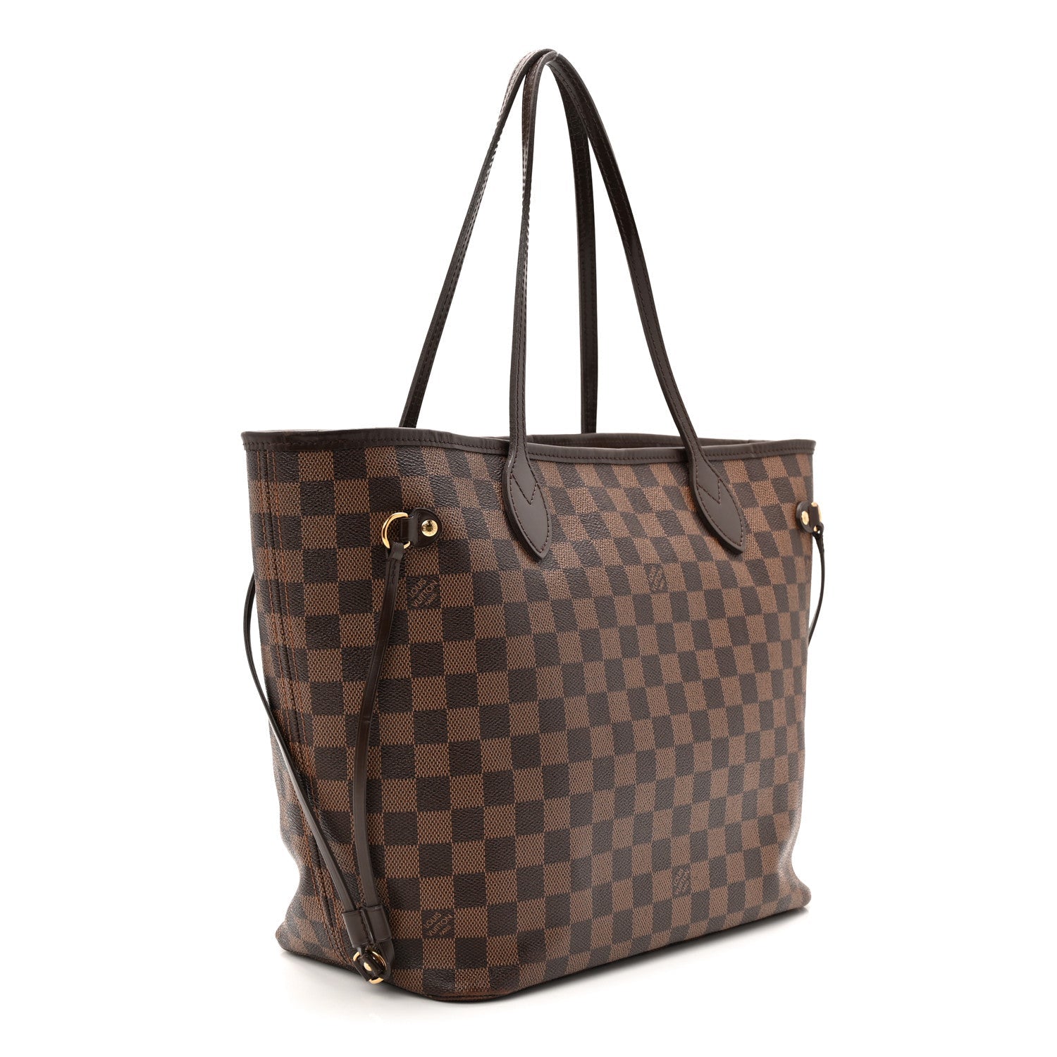 Damier Ebene Neo Neverfull MM Rose Ballerine