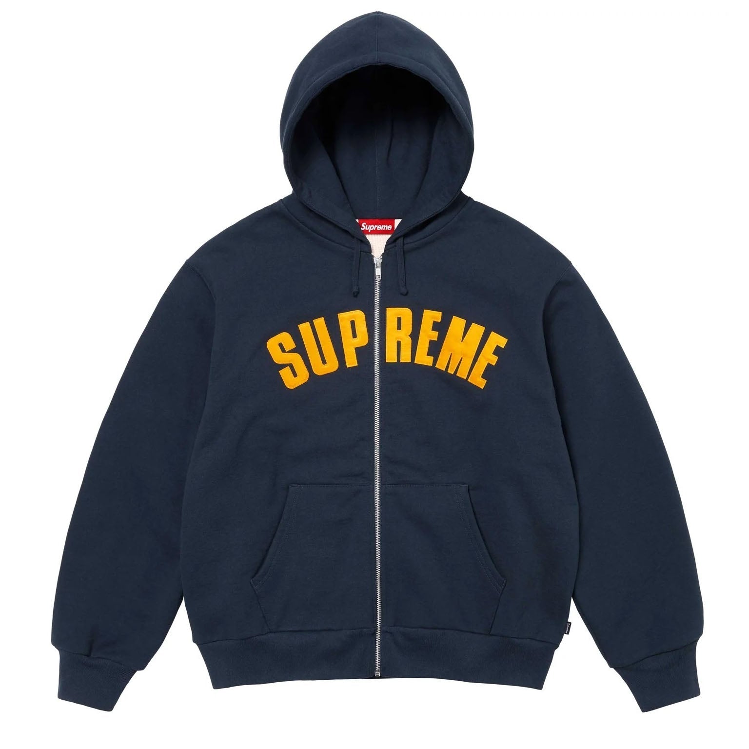 Supreme 25FW Thermal Lined Zip Up Hooded Sweatshirt