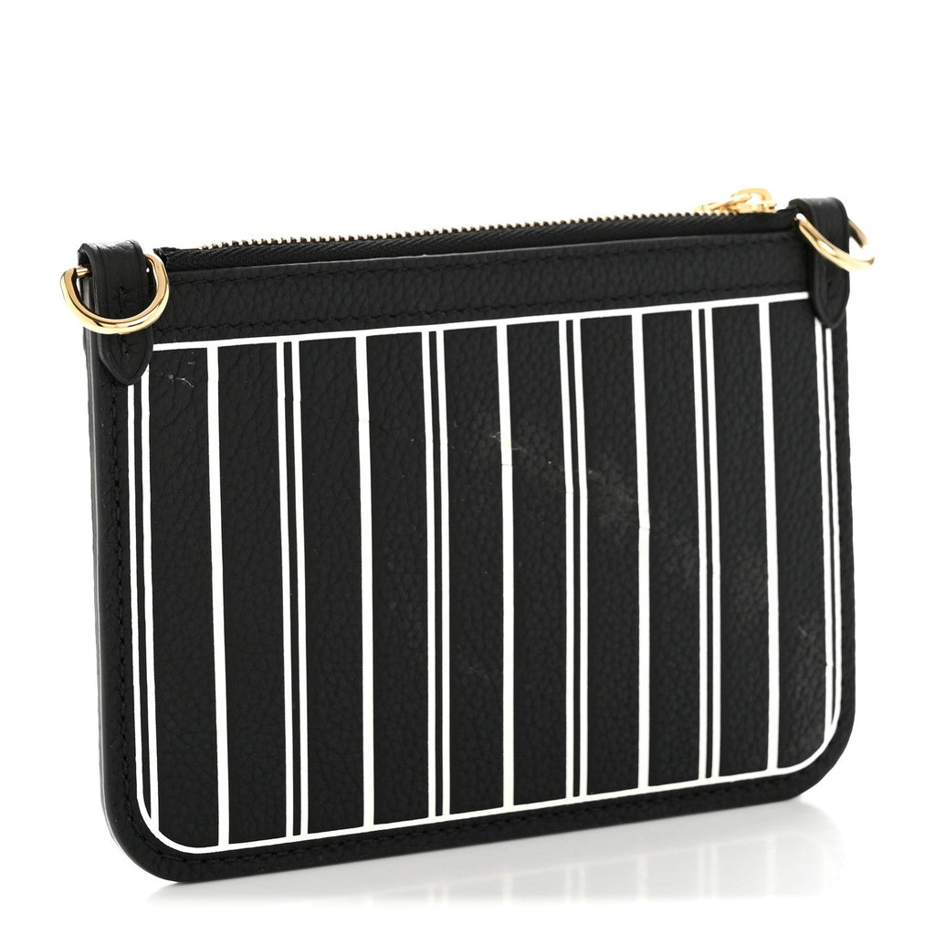 Calfskin Neverfull Inside Out BB Pochette Black