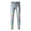 Men's Purple Jeans 9005