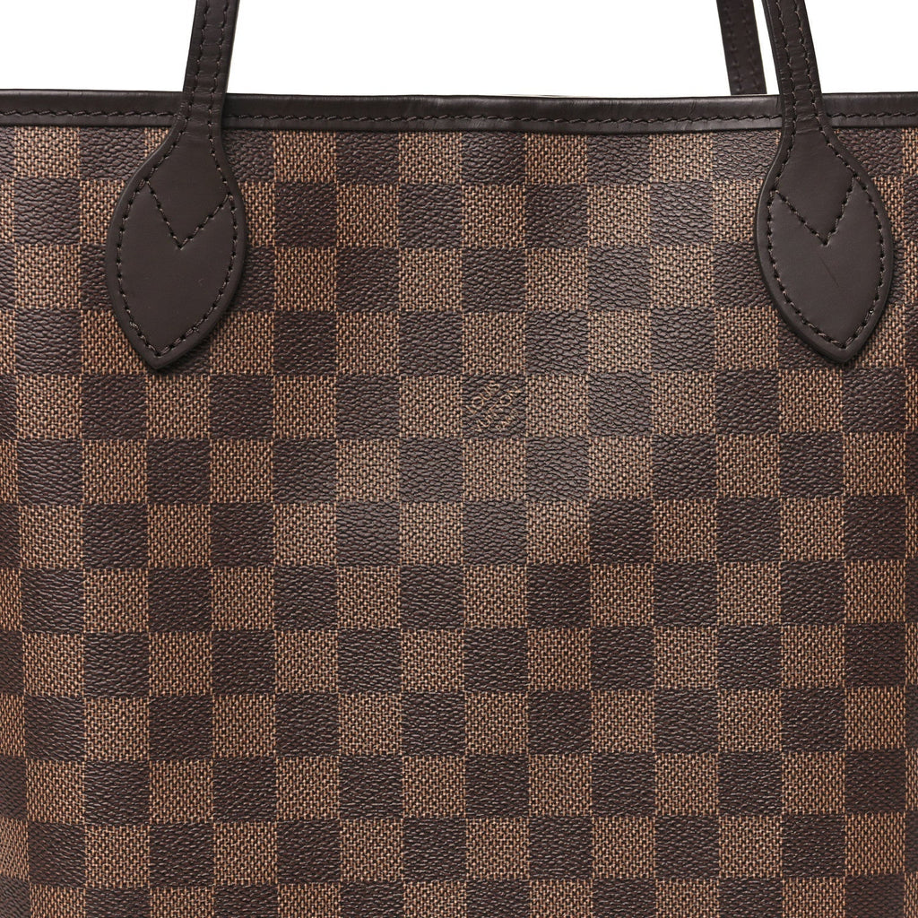 Damier Ebene Neo Neverfull MM Rose Ballerine