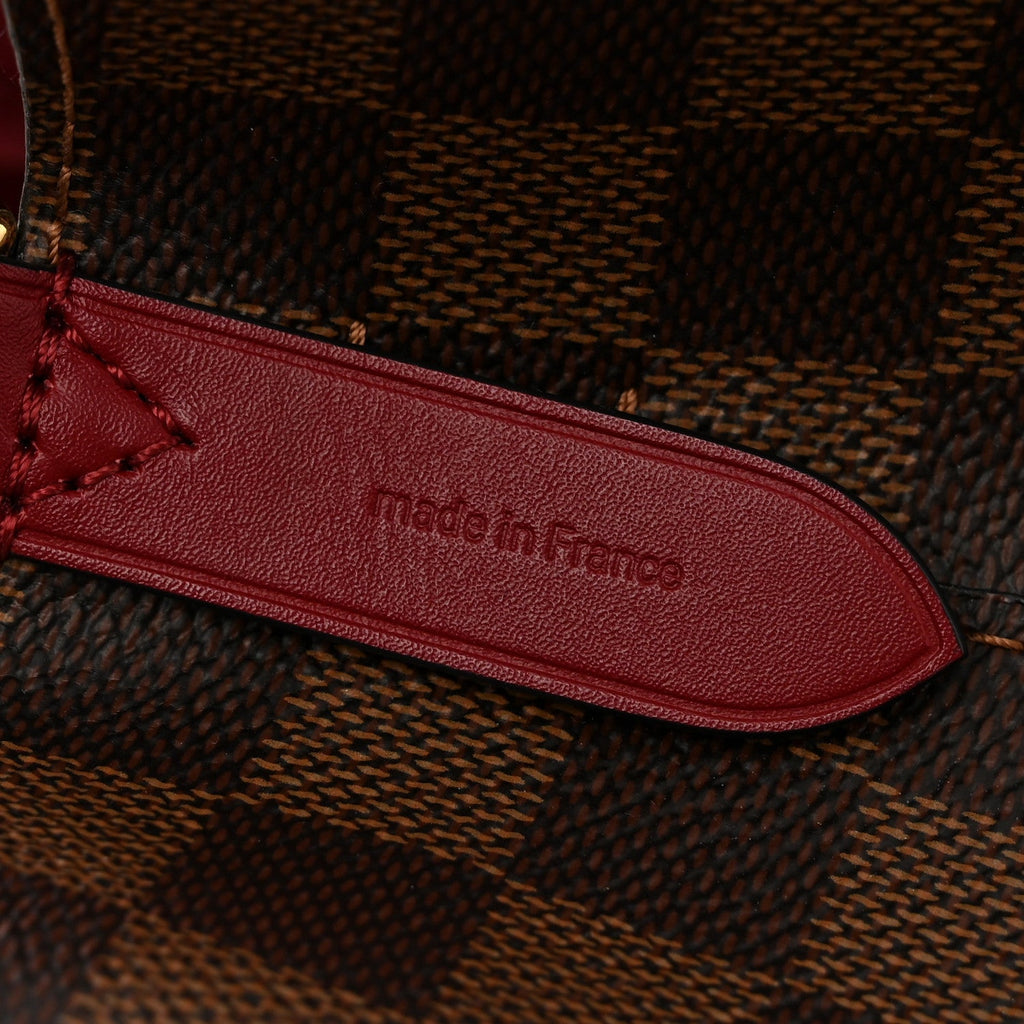 Damier Ebene Neonoe MM Cherry Berry