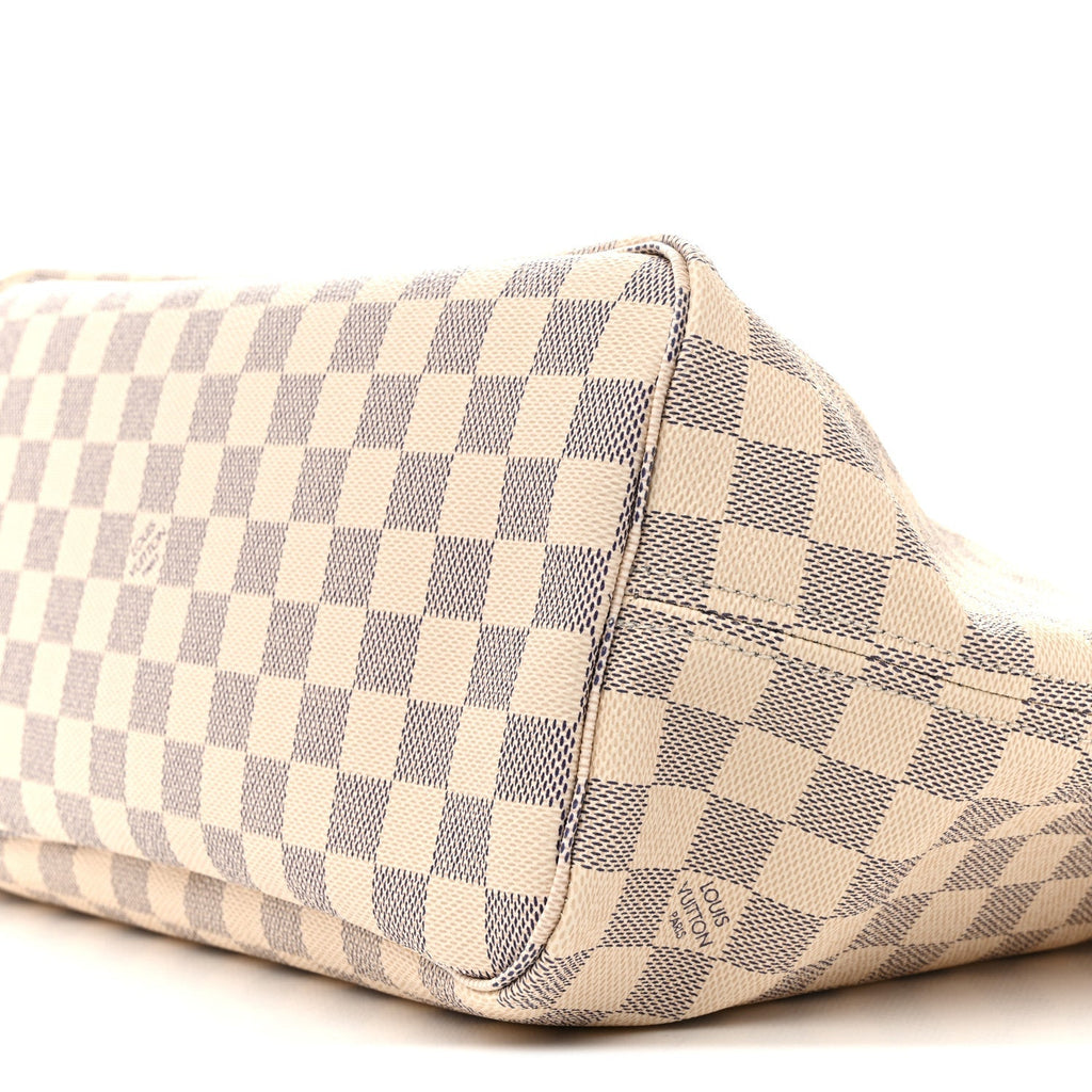 Damier Azur Neo Neverfull MM Rose Ballerine