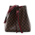 Damier Ebene Neonoe MM Cherry Berry