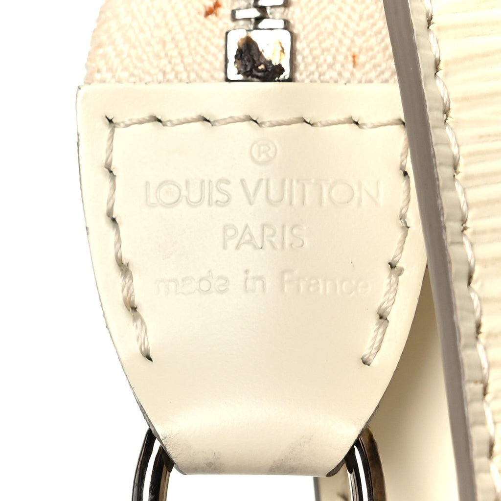 Epi Pochette Accessories 24 Ivory
