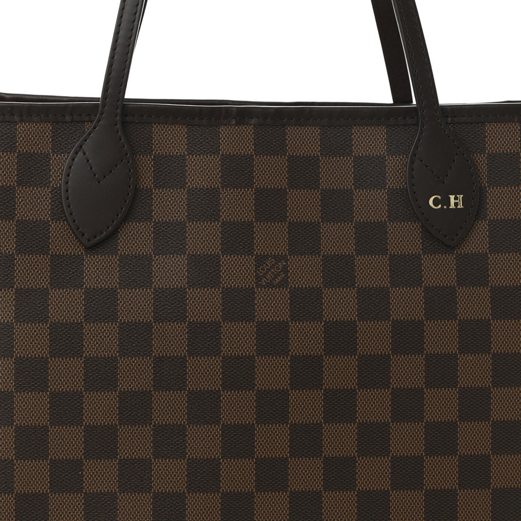 Damier Ebene Neo Neverfull MM Rose Ballerine