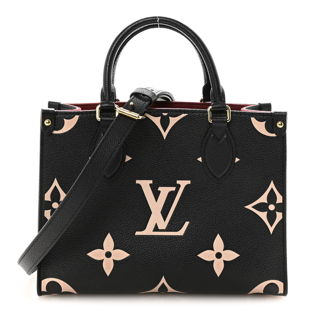 Empreinte Monogram Giant Onthego PM Black Beige