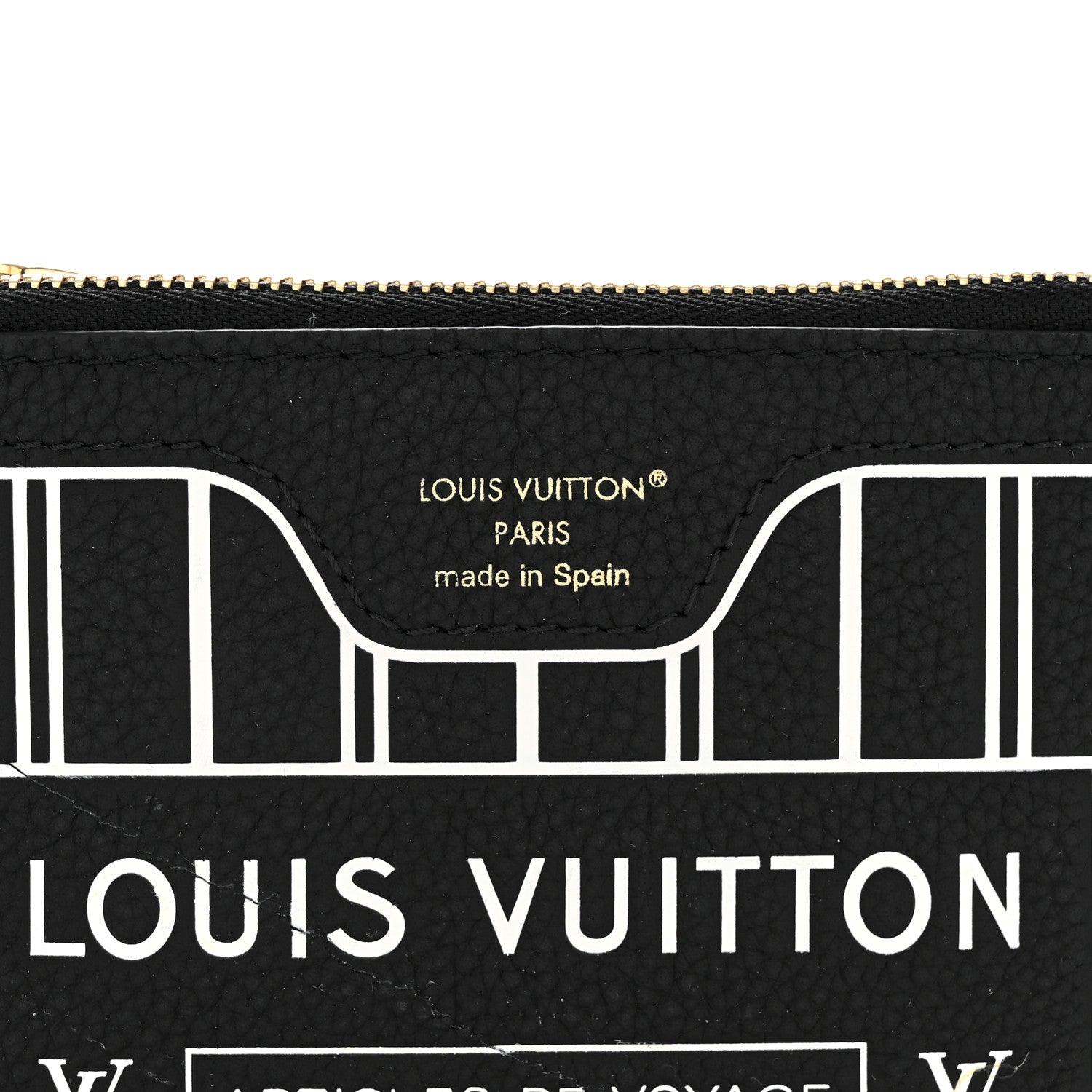 Calfskin Neverfull Inside Out BB Pochette Black