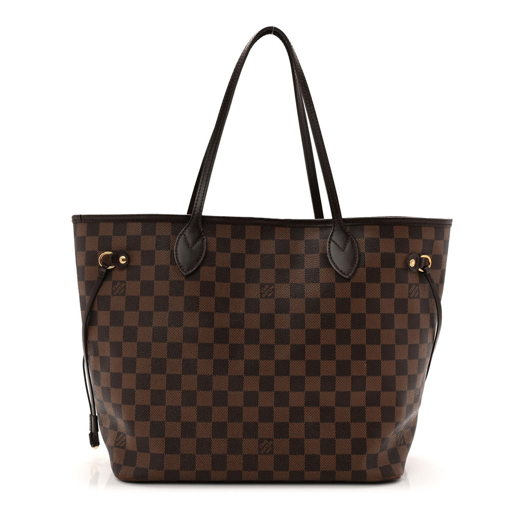 Damier Ebene Neo Neverfull MM Rose Ballerine