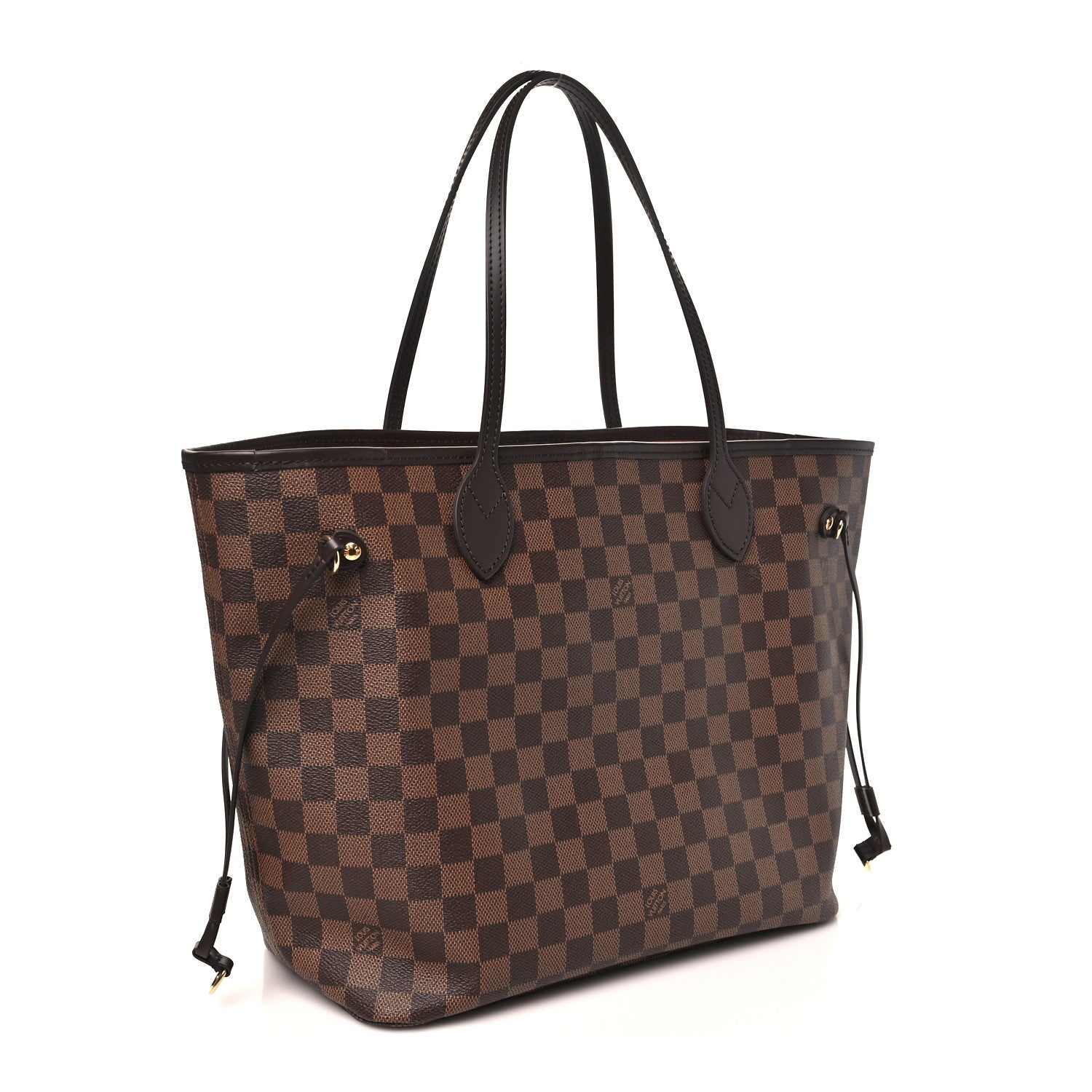 Damier Ebene Neo Neverfull MM Rose Ballerine