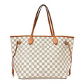 Damier Azur Neo Neverfull MM Rose Ballerine