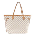 Damier Azur Neo Neverfull MM Rose Ballerine