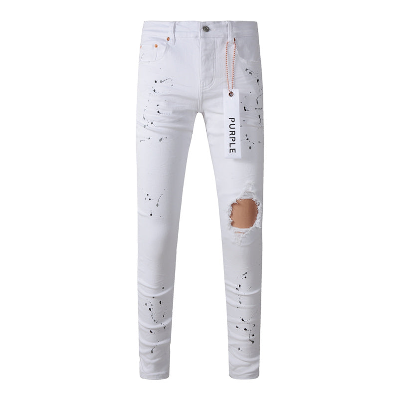 Men's Purple Jeans 9021