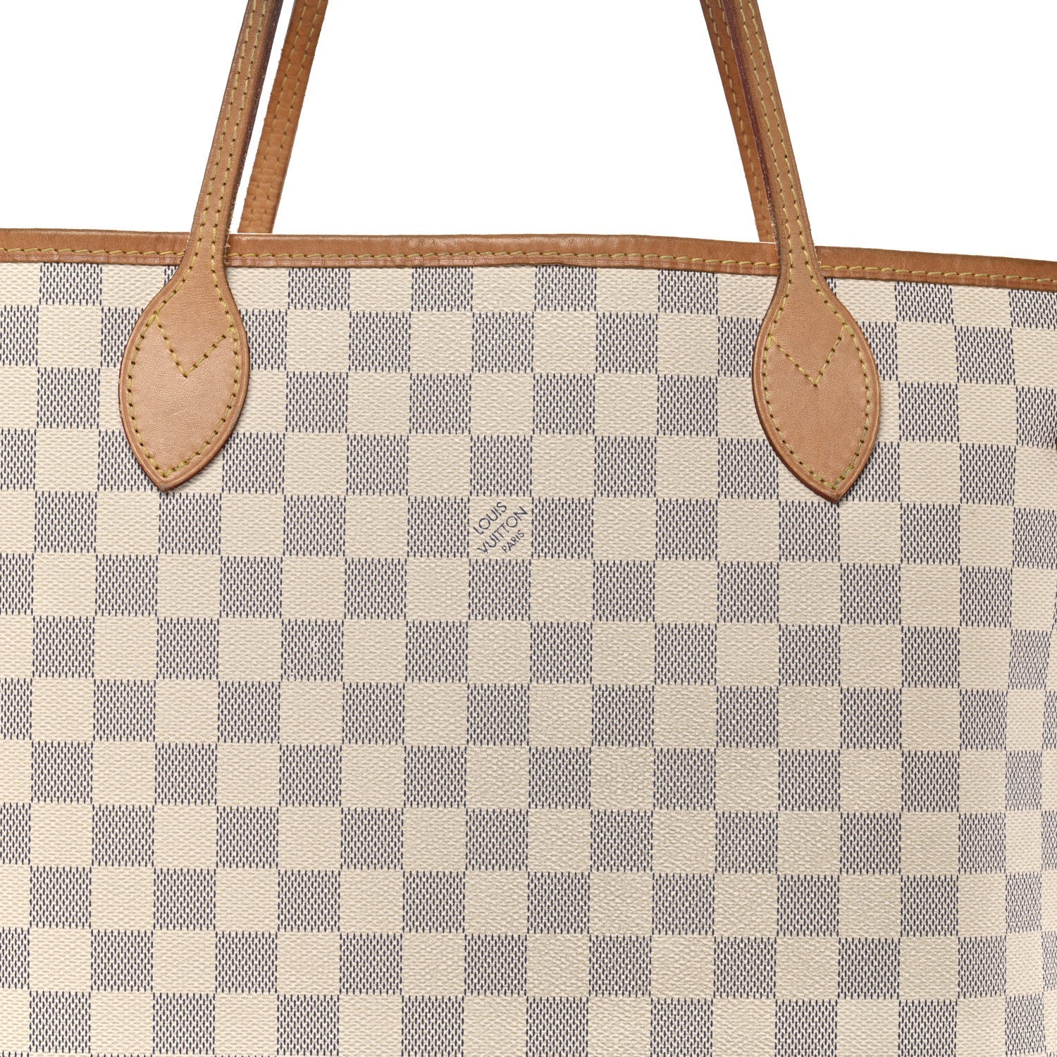 Damier Azur Neo Neverfull MM Rose Ballerine