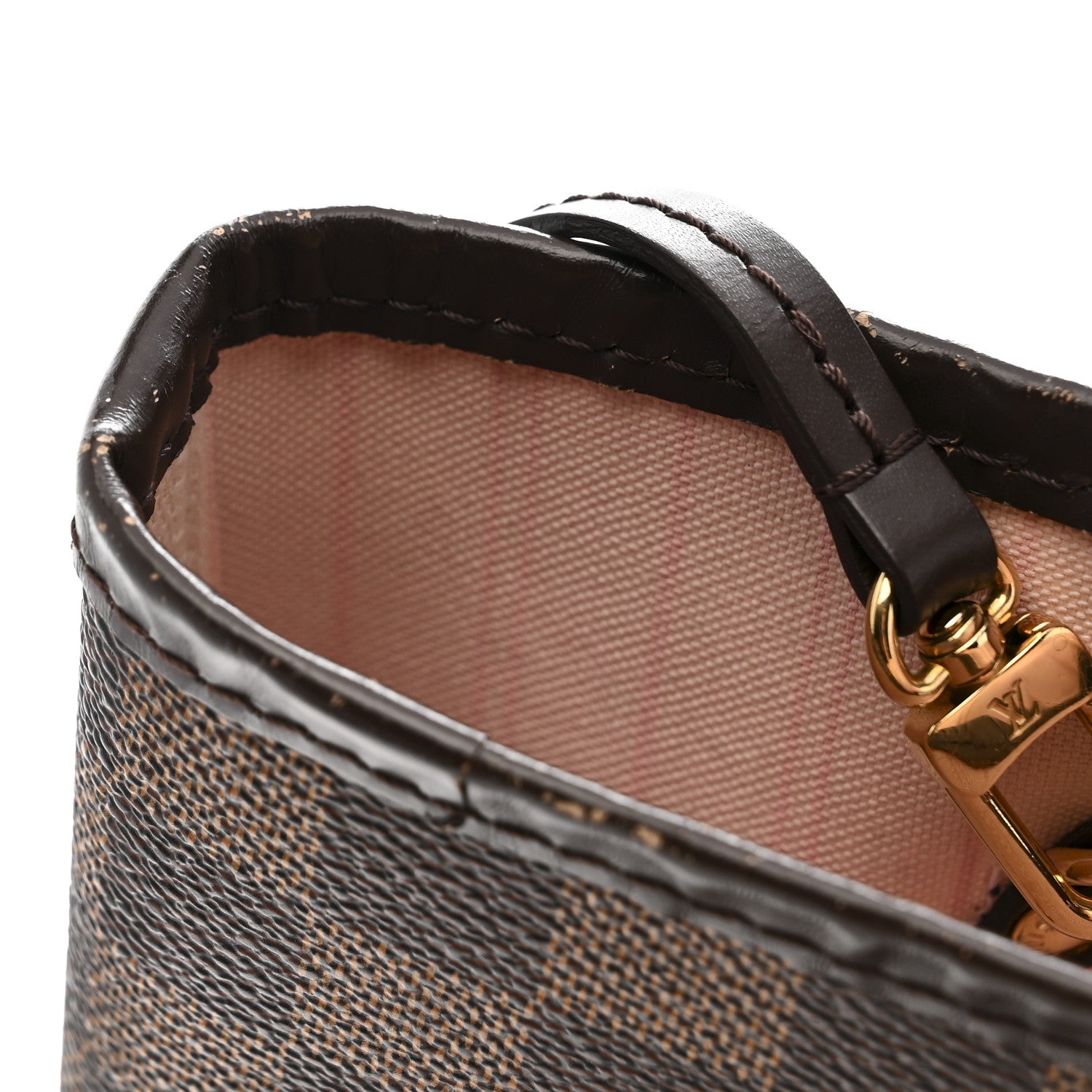 Damier Ebene Neo Neverfull MM Rose Ballerine