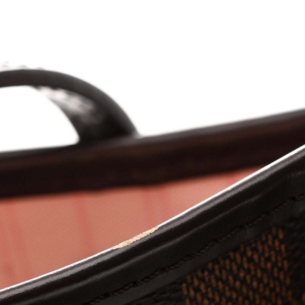 Damier Ebene Neo Neverfull MM Rose Ballerine