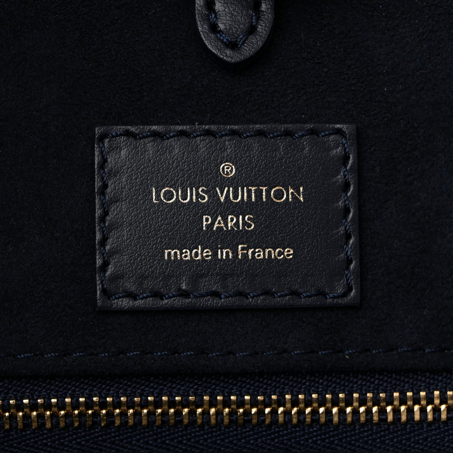 Empreinte Monogram Giant Onthego MM Navy Creme