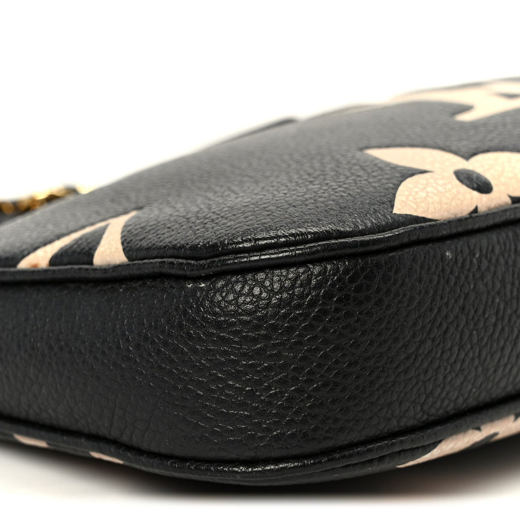 Empreinte Monogram Giant Multi Pochette Accessories Mini Pochette Black Beige