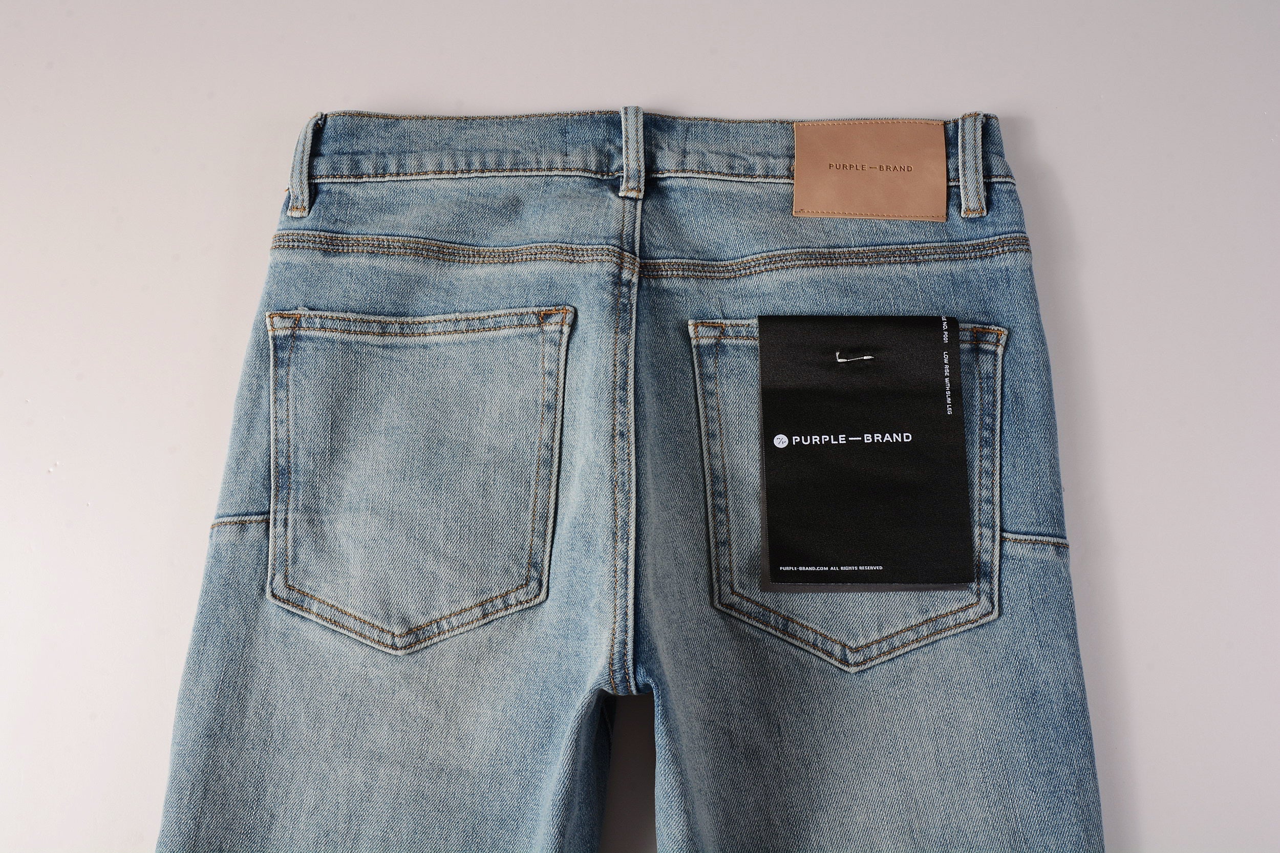 Men's Purple Jeans 9075