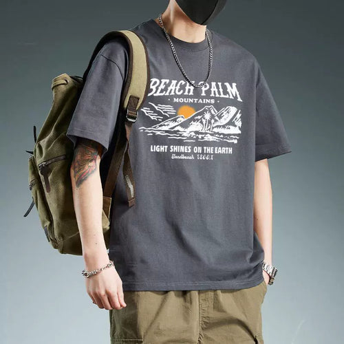American street fashion T-shirt