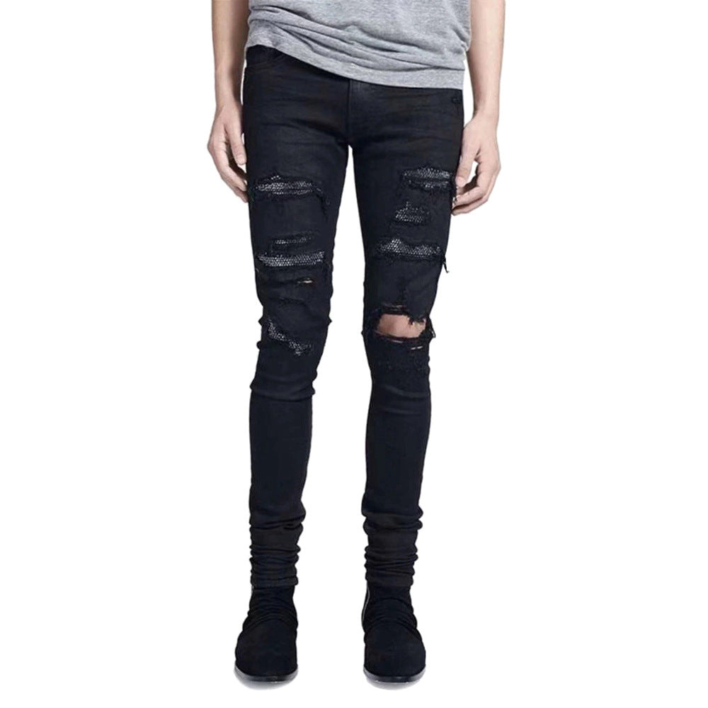 American street fashion jeans