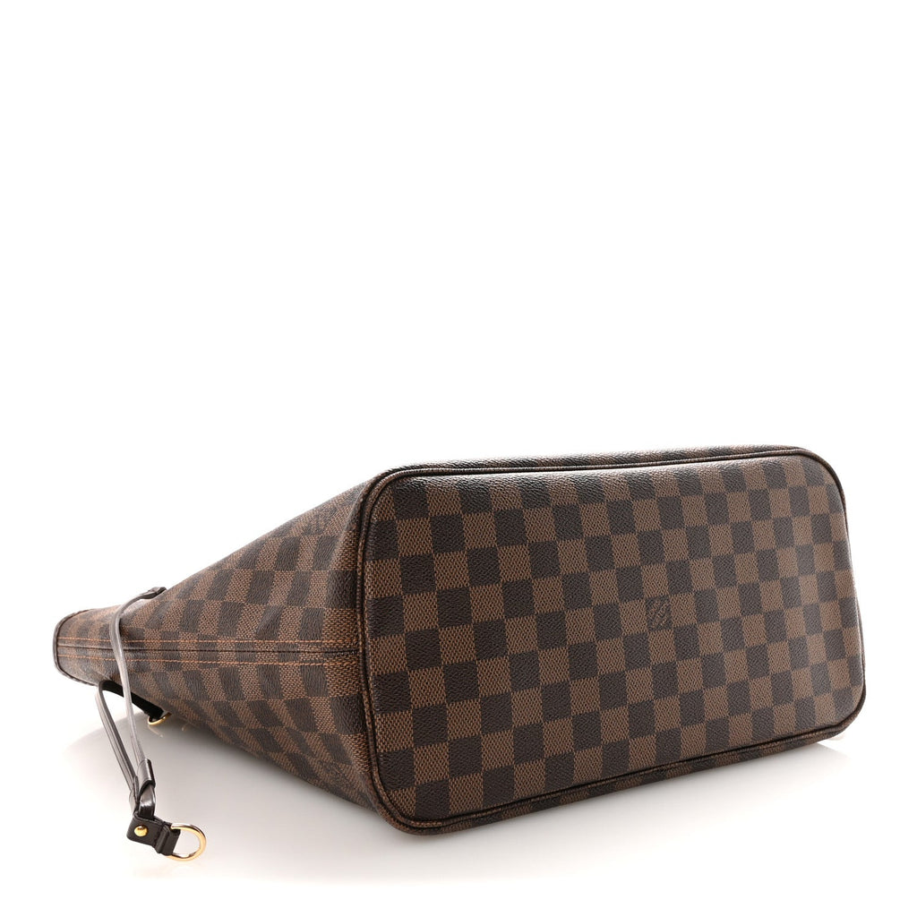 Damier Ebene Neo Neverfull MM Rose Ballerine