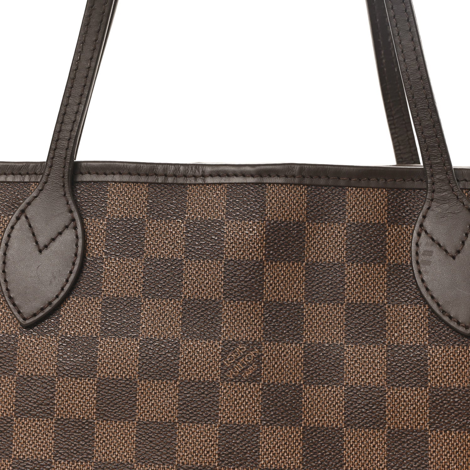 Damier Ebene Neo Neverfull MM Rose Ballerine