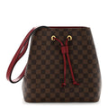 Damier Ebene Neonoe MM Cherry Berry