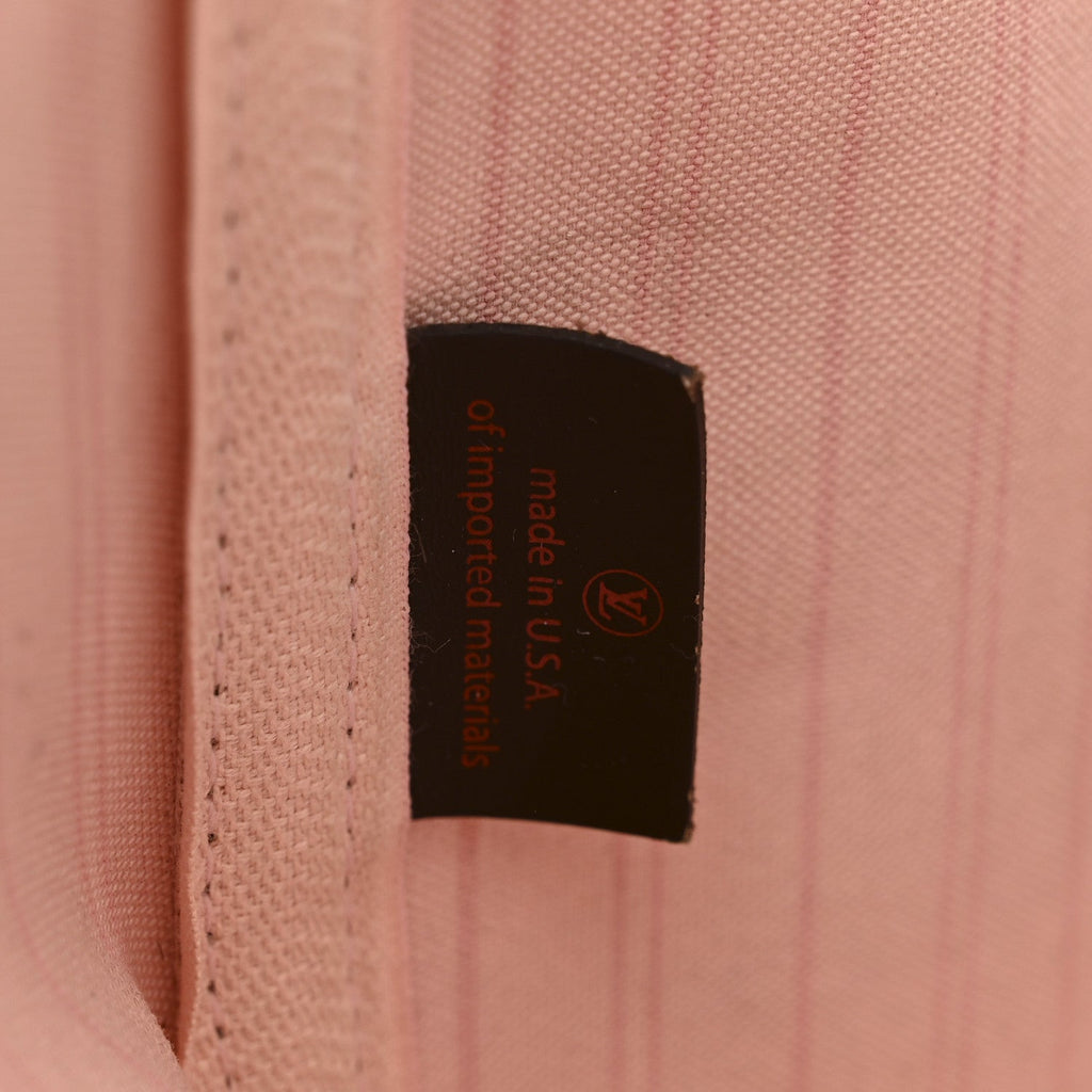 Damier Ebene Neo Neverfull MM Rose Ballerine