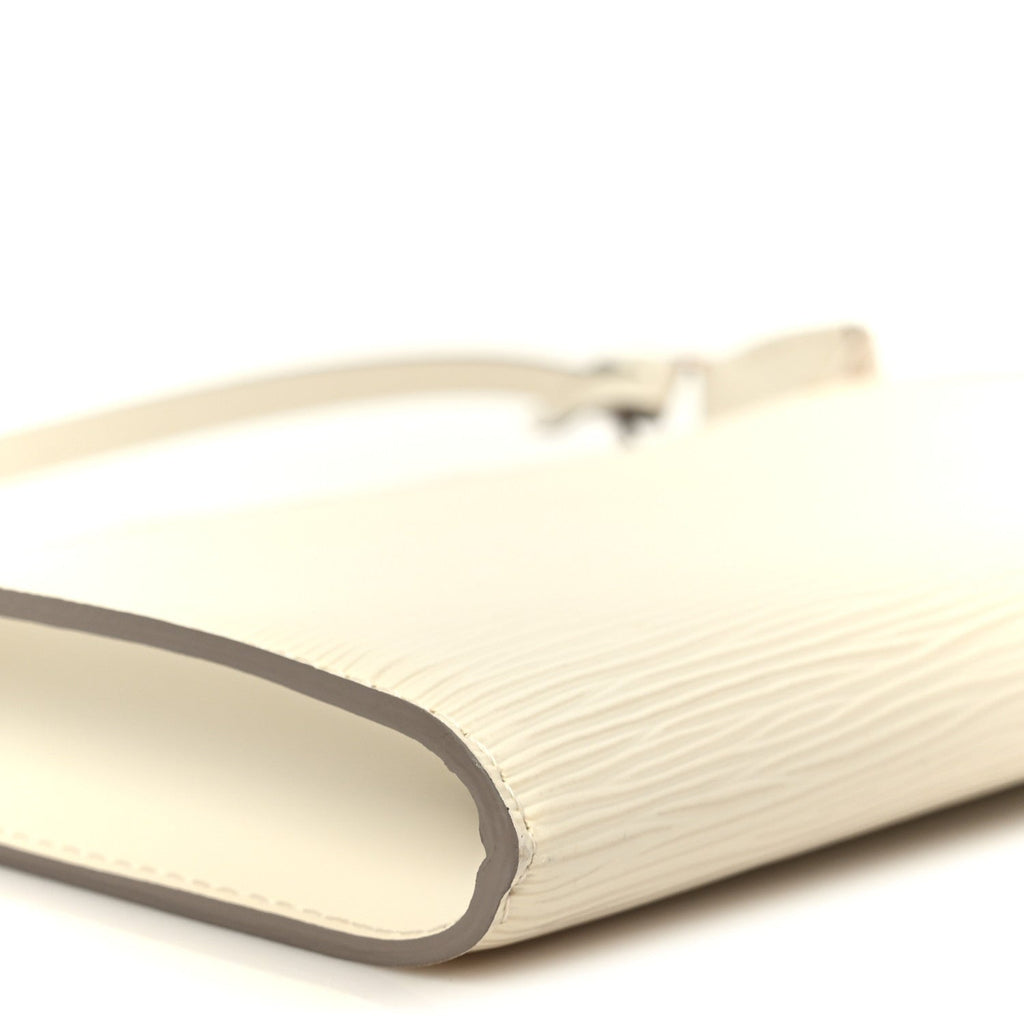 Epi Pochette Accessories 24 Ivory