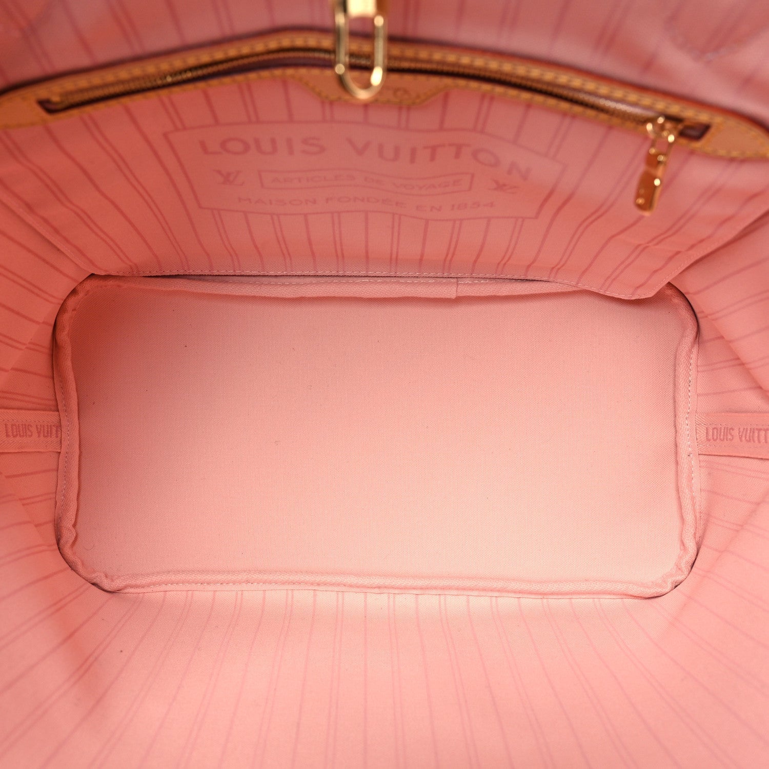 Damier Azur Neo Neverfull MM Rose Ballerine