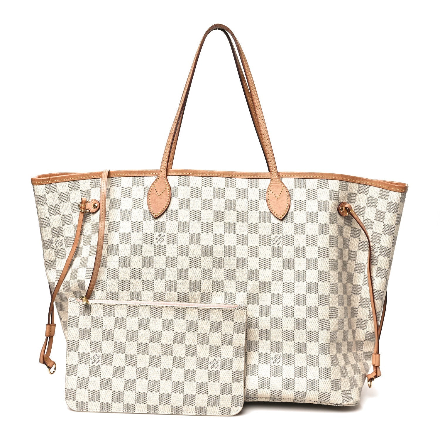 Damier Azur Neo Neverfull GM Rose Ballerine
