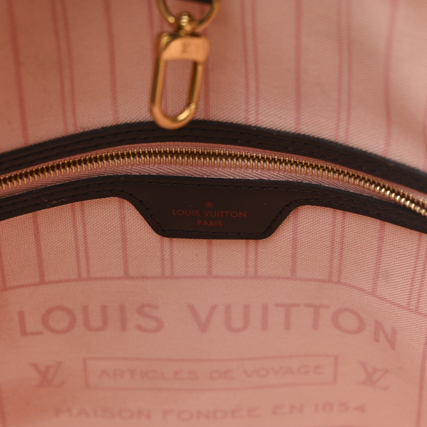 Damier Ebene Neo Neverfull MM Rose Ballerine