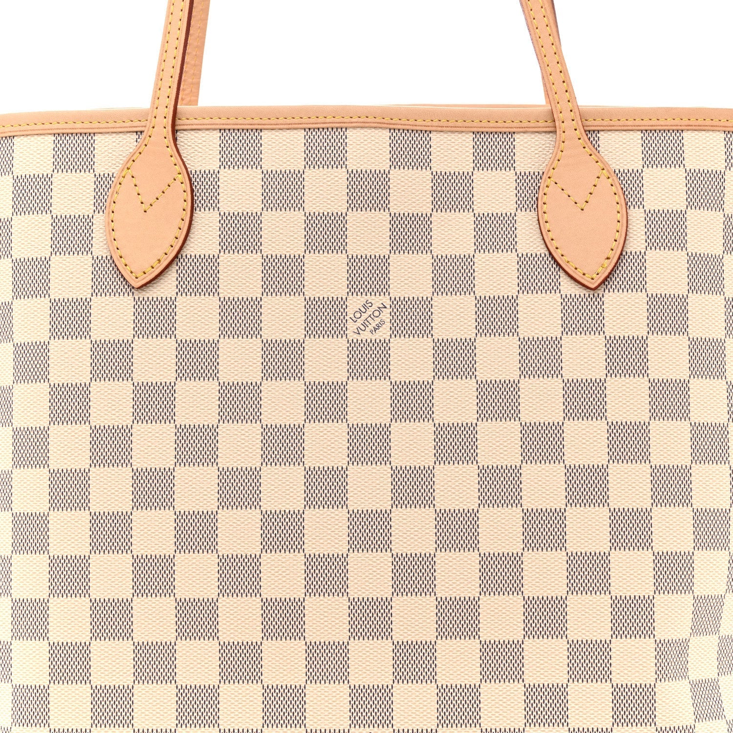Damier Azur Neo Neverfull MM Rose Ballerine