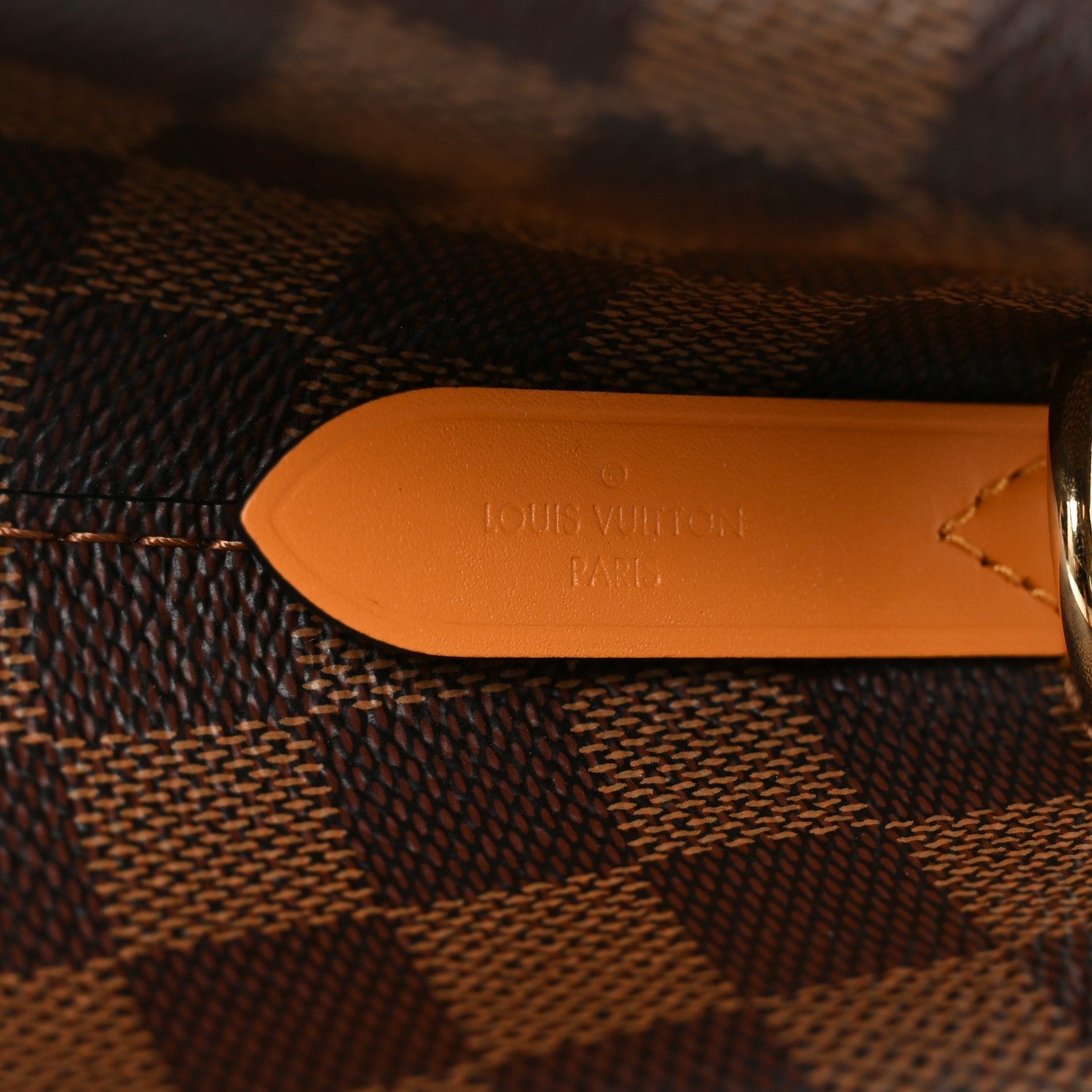 Damier Ebene Neonoe MM Safran