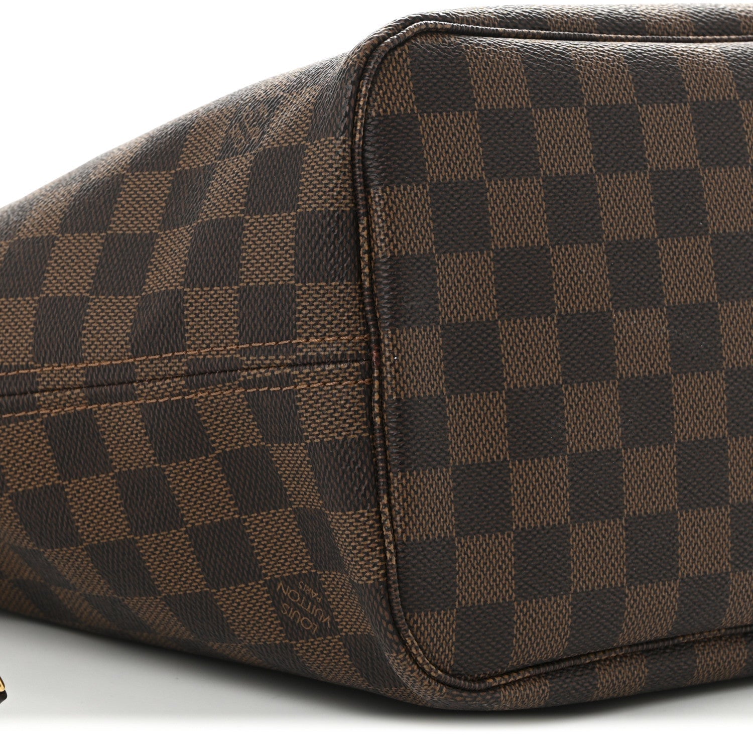 Damier Ebene Neo Neverfull MM Rose Ballerine