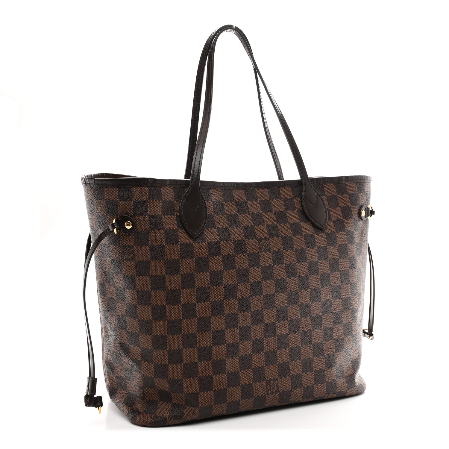 Damier Ebene Neo Neverfull MM Rose Ballerine