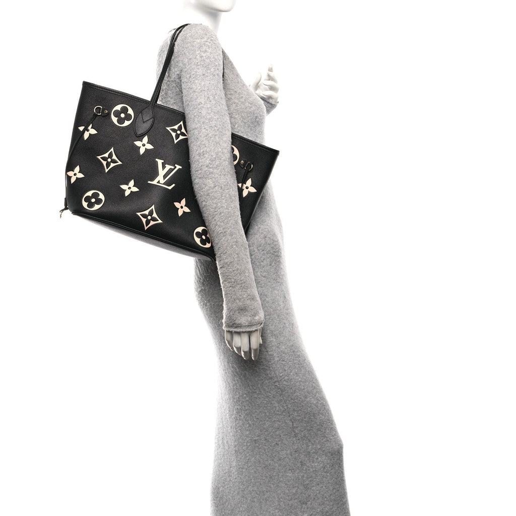 Empreinte Monogram Giant Neverfull MM Black Beige